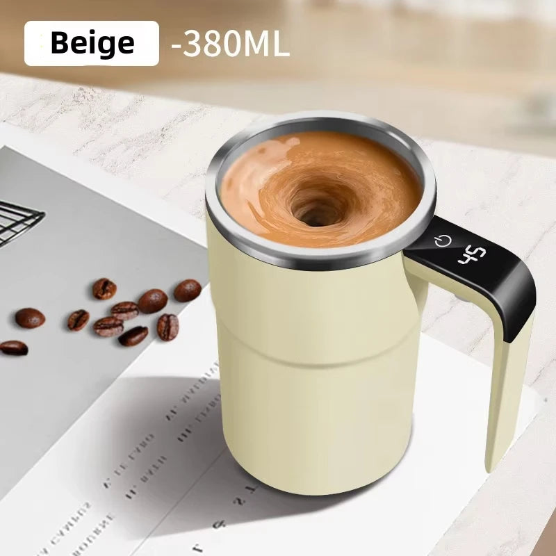 Self Stirring Coffee Mug with Temperature Display