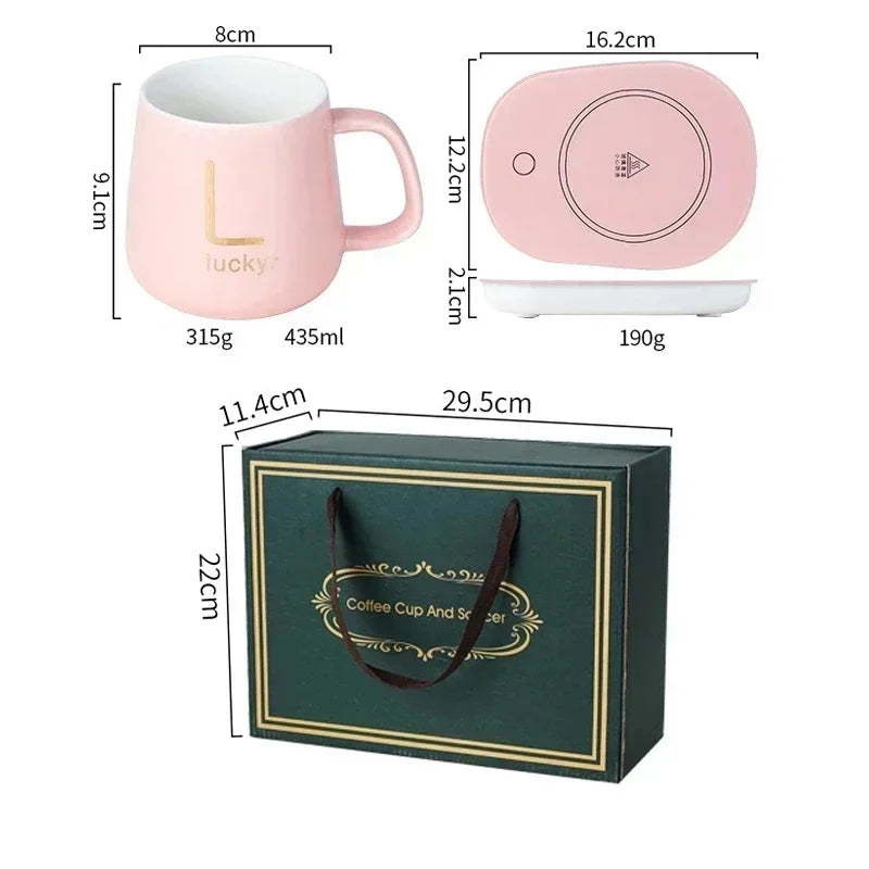 Coffee Mug Warmer Pad Coaster (includes mug and mixer)