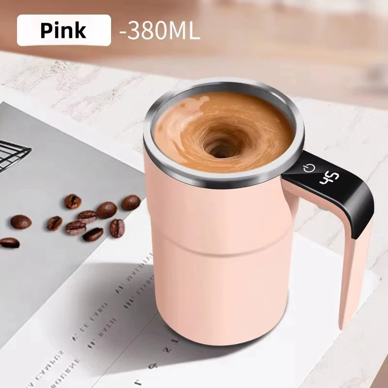 Self Stirring Coffee Mug with Temperature Display