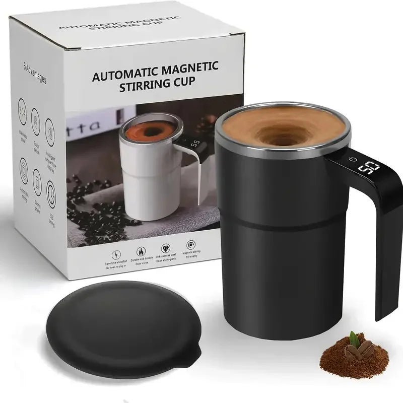 Self Stirring Coffee Mug with Temperature Display